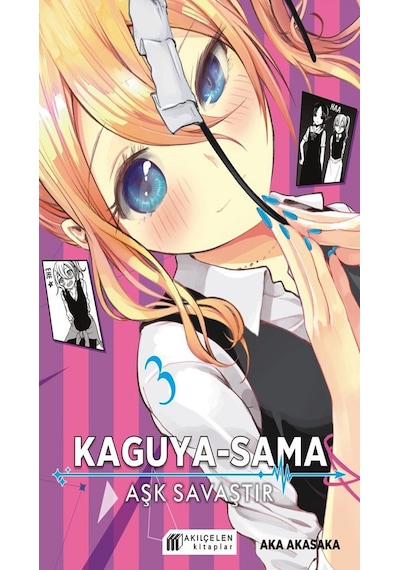 Kaguya-sama 1-2-3-4-5 Manga Seti 5 Kitap / Anime-manga Sticker Ve Kartpostal