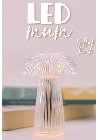 3 Adet Led Mum Kristal Tip Pil Dahil Dumansız Alev Ledli Yapay Dekoratif Mum Işığı Şeffaf Pt429 Diğer