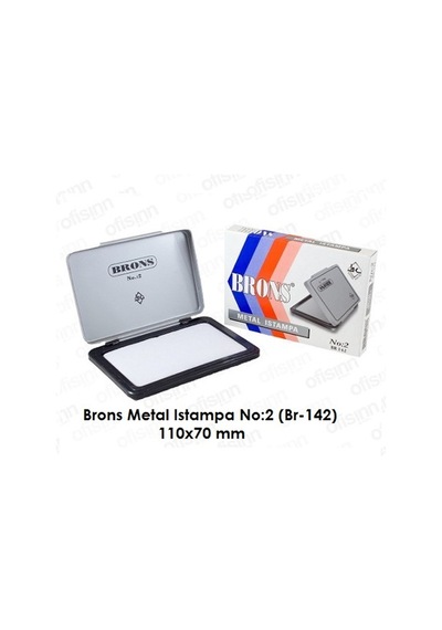 Brons Istampa Metal No 2 11X7 Br-142 12 Adet