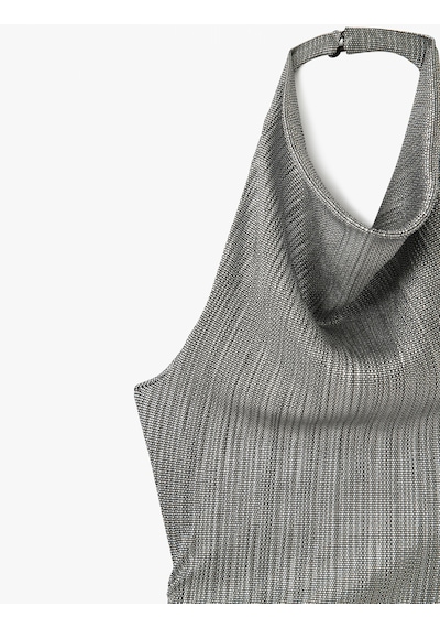 Koton Kolsuz Drape Detaylı Metalik Parlak Degaje Halter Yaka Bluz Gri 5sak10308ek Gri Koton Kolsuz Drape Detaylı Metalik Parlak Degaje Halter Yaka Bluz Gri 5sak10308ek Gri