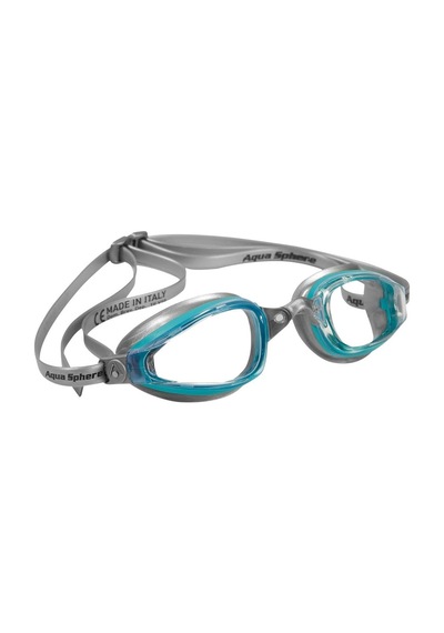 Mp Michael Phelps K180 Lady Şeffaf Cam - Aqua Yeşil/Gri Çerçeve Beyaz