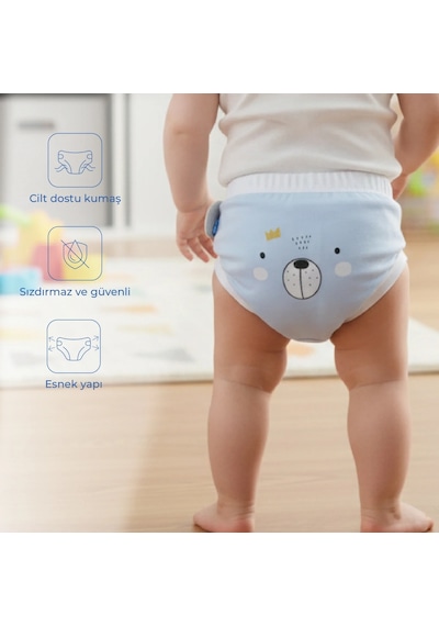 Babyjem Soft Alıştırma Külodu Mavi 3 Yaş
