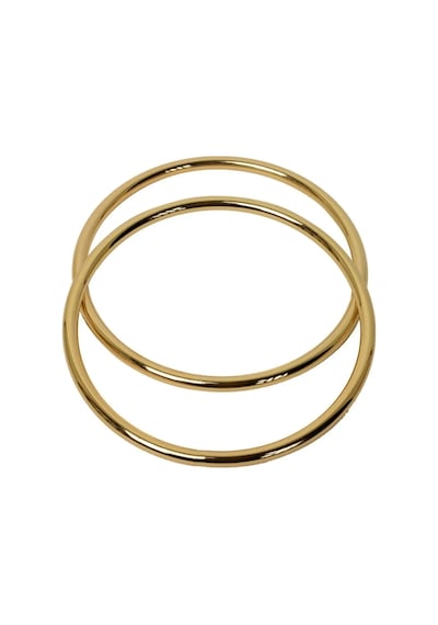 Metal Halka Çanta Halkası 6 Cm 25 Adet Gold Standart