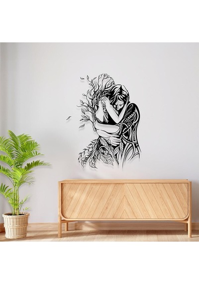 Kadın Erkek Tablo Romantik Çift Tablosu Lazer Kesim Tablo
