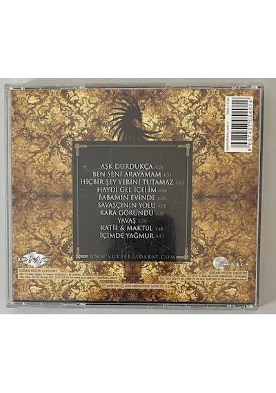 Yüksek Sadakat Katil & Maktül Cd Orjinal Dönem Baskı