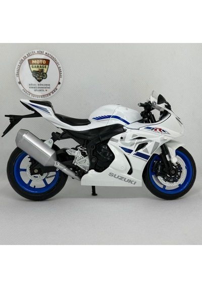 Suzuki Gsx-r 1:12 Diecast Motosiklet Model Lisanslı Metal Maket Koleksiyon Oyuncak