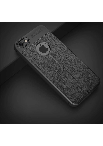 Apple Uyumlu iPhone 5 5S Se Kılıf Deri Tarzı Niss Silikon Case