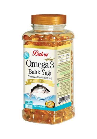 Balen Omega 3 Balık Yağı Yumuşak Kapsül 1380 Mg 100