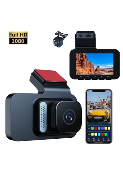 Full Hd 1080p Araç İçi Dvr Kamera - Gece Görüşlü, Geniş Açılı, Hareket Algılamalı
