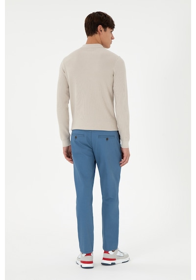 U.s. Polo Assn. Erkek Koyu Mavi Pantolon Kanvas-chino 50291179-vr032 Koyu Mavi