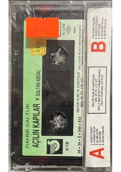Plak Değildir Kaset Tir Rahmi Saltuk Açılın Kapılar Kaset