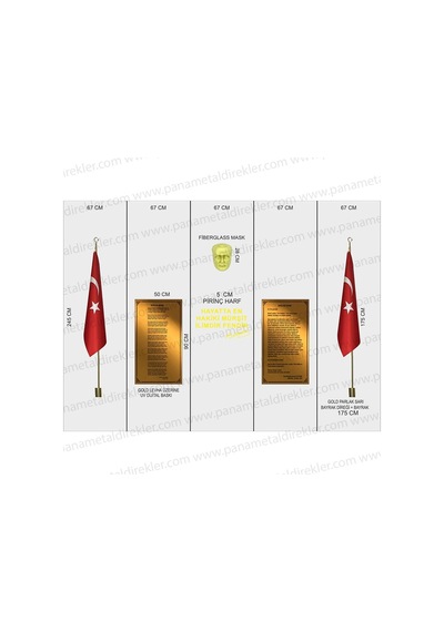 Atatürk Köşesi Seti Poz Model 08