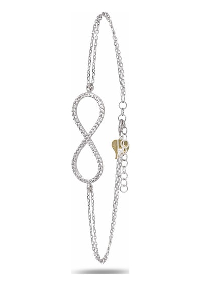 Brezza Lusso Jewelry Sade Sonsuzluk Model Classical Kadın Gümüş Bileklik