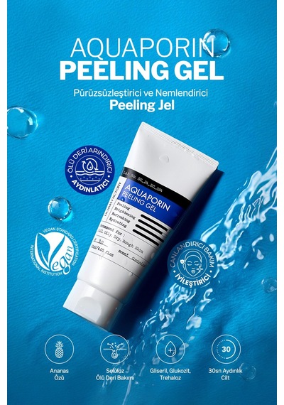 Derma Factory Aydınlatıcı ve Pürüzsüzleştirici Selüloz Peeling Gel Derma Factory Aquaporin Peeling Gel 120 ML
