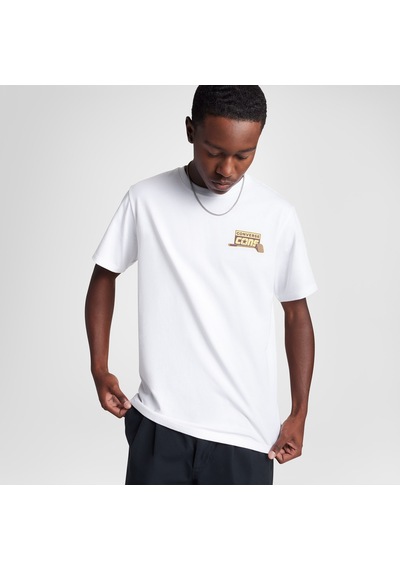 Converse Loose Fit Erkek Baskılı Beyaz T-shirt