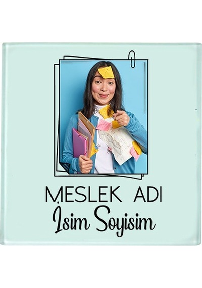 Yeni Iş Meslek Hediye Seti - Fotoğraflı Ve Isimli Hediye