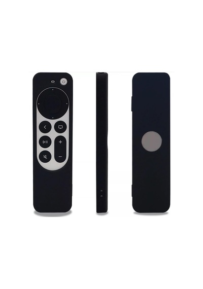 Apple Tv 4k 2021 İle Uyumlu Kılıf Silikon Koruma Kumanda Koruma Kılıfı Tam Uyumlu Kırmızı Kırmızı