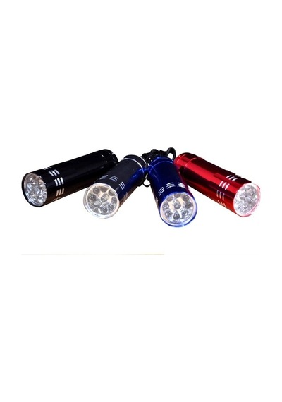 Hubrendy Çer 3 Adet 9 Ledli Metal Mini El Fener
