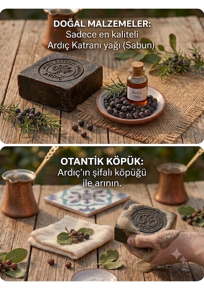 Mardin 2'li Katran Ardıç Sabunu Odunsu