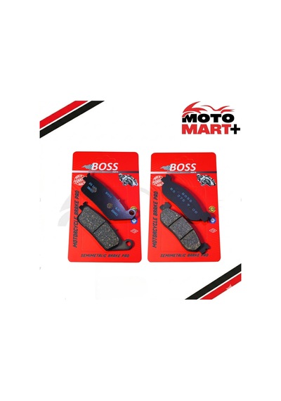 Yamaha X-max 250 2011-2013 Abs Siz Ön Ve Arka Balata Takımı Yarı Sinterli Btk00165