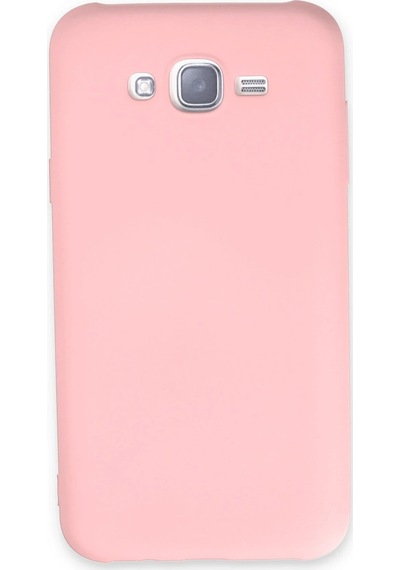 Newface Samsung Galaxy Uyumlu J7 Kılıf Nano İçi Kadife Silikon Semeglbl - 44 - Pudra