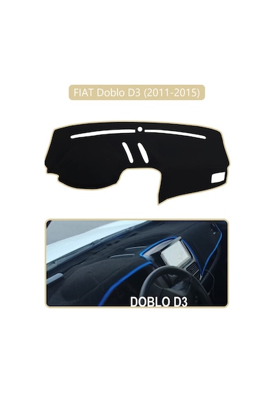 Fıat Doblo D3 2010-13 Modellerine Uyguntorpido Koruma Halısı Bej Kenar