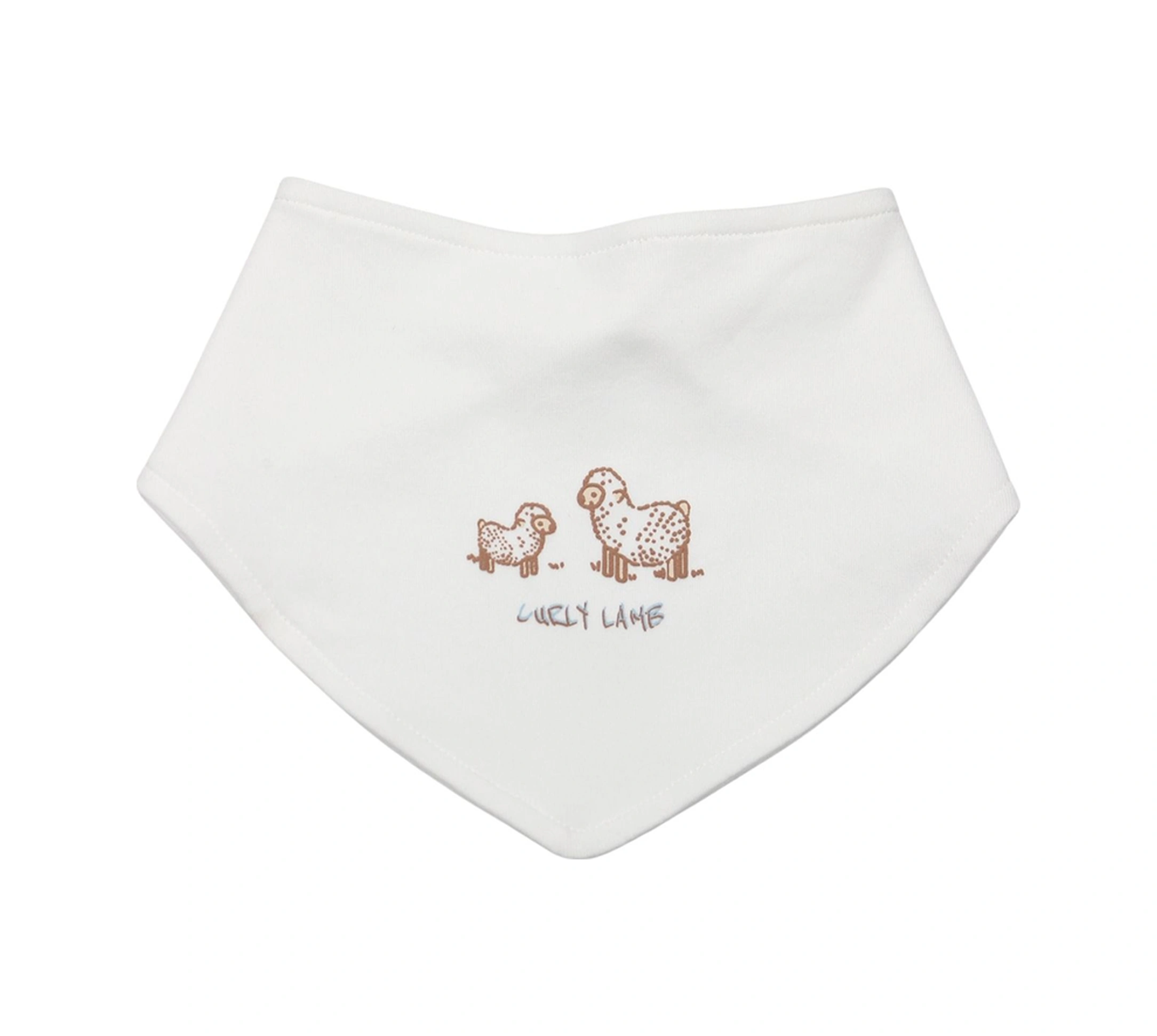 Bistyle Organik 3'lü Zıbın Takım Curly Lamb Çok Renkli