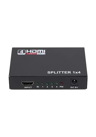 Hubrendy Sh Powermaster Pm-12081 4 Port Hdmı Splitter Dağıtıcı 1.4v 1080p 4kx2k 0