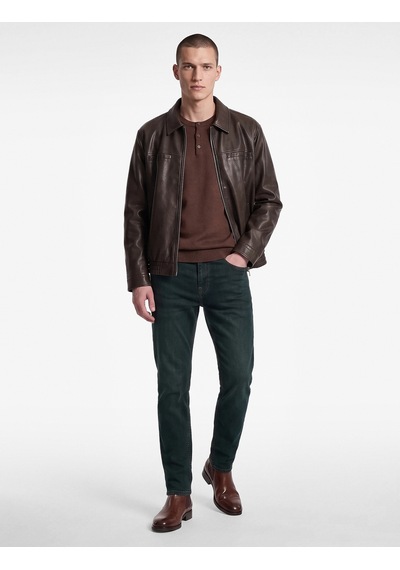 Koton Pamuklu Cepli Normal Bel Slim Fit Jean Pantolon - Brad Jean Petrol 7wam40335nd