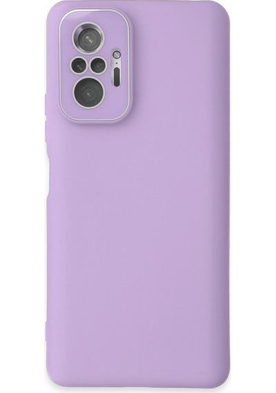 Kılıf Xiaomi Redmi Note 10 Pro Silikon Lila