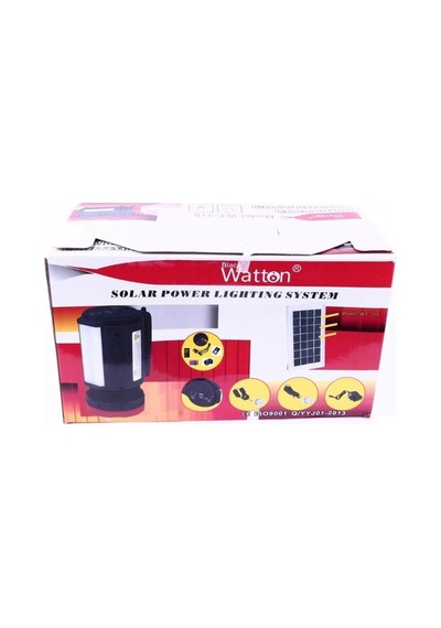 Solar Güneş Enerjili Fener Işıldak Led Ampül Wt-315 Renkli