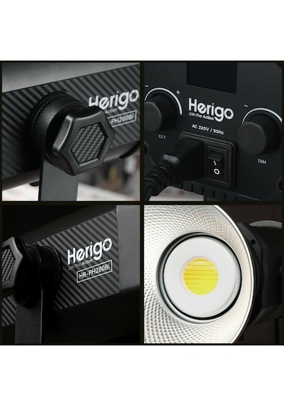 Herigo Hr-ph200bi 200w Bi-color Fotoğraf Ve Video Led Işık