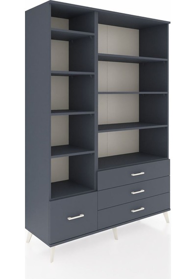 Hyperion Dolap 9 Raflı 4 Çekmeceli 132x44x195 Antrasit-antrasit/antrasit Antrasıt/antrasıt - Antrasıt Hyperion Dolap 9 Raflı 4 Çekmeceli 132x44x195 Antrasit-antrasit/antrasit Antrasıt/antrasıt - Antrasıt