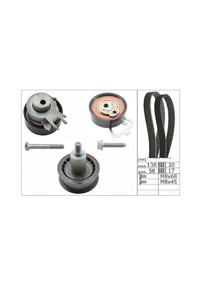 Seat İbiza 1.4 Benzinli Triger Seti 2009-2015 Ina