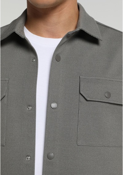 Colin's Colins Regular Fit Çıtçıtlı Erkek Kahverengi Ceket Cl1082128 Q1.v2 Tpe Gri