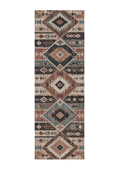 Kartela Halı Anadolu Kor Vizon Antrasit Koridor Mutfak Yolluk Halısı Kaymaz Taban 80x240 Cm