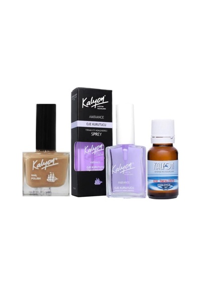Kalyon Oje 235 + Oje Kurutucu Sprey 17 ML + Oje Çözücü