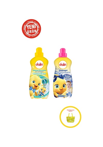 Bebek Deterjanı Ve Bebek Yumuşatıcısı Karma Seti Yeni Ürün Çanta Hediyeli 1009 1,44 L