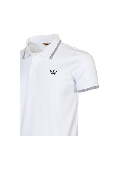 Thewıldwalkıng Erkek Polo Yaka T-Shirt-Beyaz