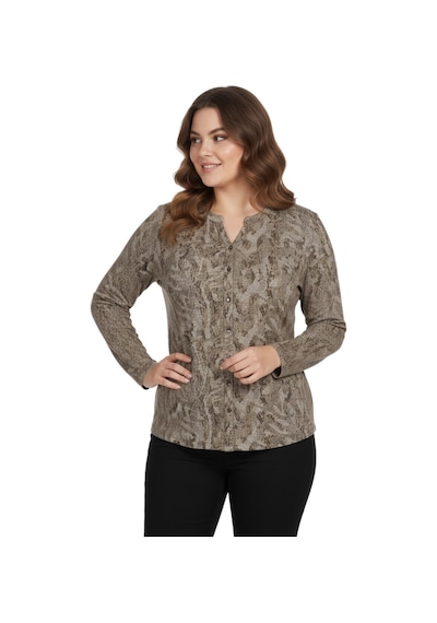 Wearon Kadın Yumoş Düğmeli Modelli Bluz Bgl-st05133 Bej