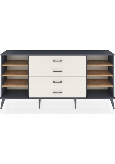 Arges Konsol 6 Raflı 4 Çekmeceli 176x30x83 Antrasit-çam/aytaşı Çam/aytaşı Arges Konsol 6 Raflı 4 Çekmeceli 176x30x83 Antrasit-çam/aytaşı Çam/aytaşı