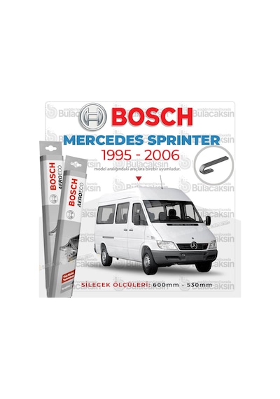 Mercedes Sprinter Muz Silecek Takımı 1995-2006 Bosch Aeroeco