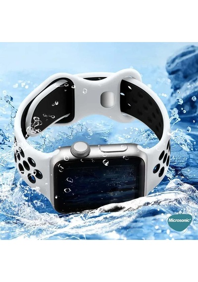 Apple Watch Series 7 45mm İçin Kordon Rainbow Sport Kayış Siyah Watch Series 7 45mm İle Uyumlu Kordon - Siyah Çok Renkli Apple Watch Series 7 45mm İçin Kordon Rainbow Sport Kayış Siyah Watch Series 7 45mm İle Uyumlu Kordon - Siyah Çok Renkli
