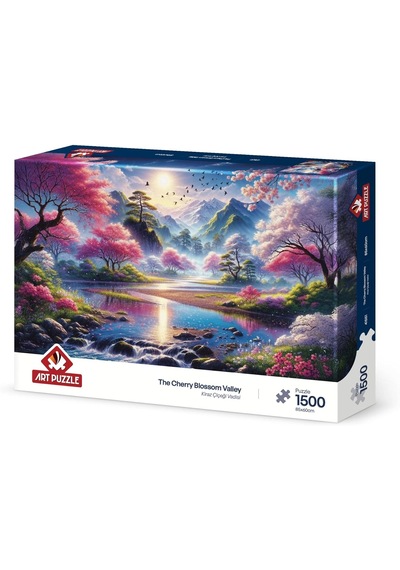 Art Puzzle 1500 Parça The Cherry Blossom Valley Puzzle