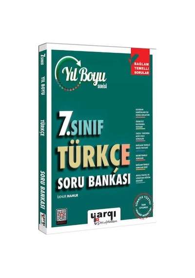 Yargı Ders Arkadaşım 7.sınıf Yıl Boyu - Türkçe Soru Bankası Kolay-orta - 2026