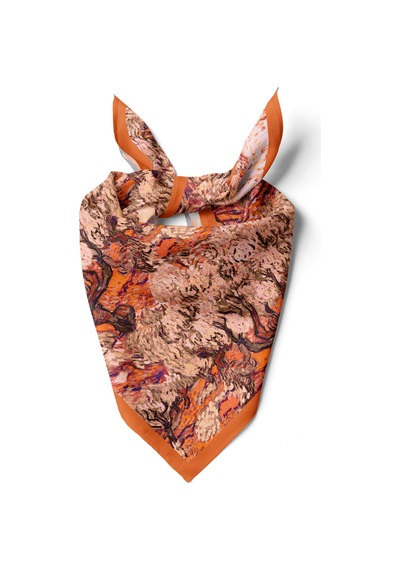 Olive Sunset Desen Bandana/fular Çok Renkli