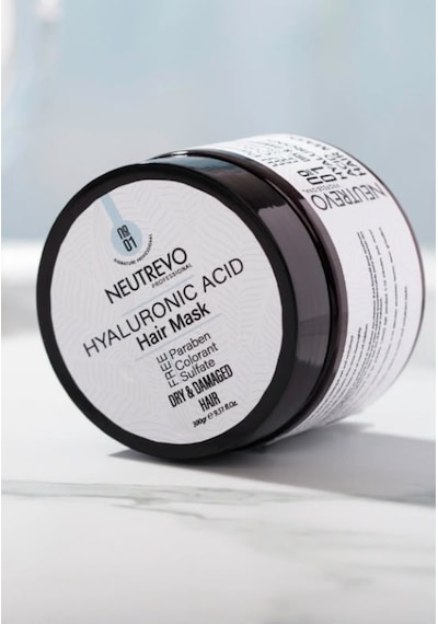 Neutrevo Professional No:1 Hyaluronic Acid Serisi Nem Ve Dolgunluk Veren Saç Bakım Maskesi 300 Ml