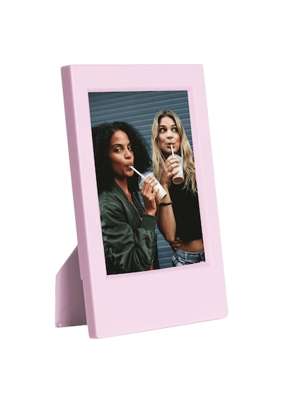 Fujifilm Instax Mini 12 Fotoğraf Makinesi + Çerçeve + Deri Kılıf Seti Pembe