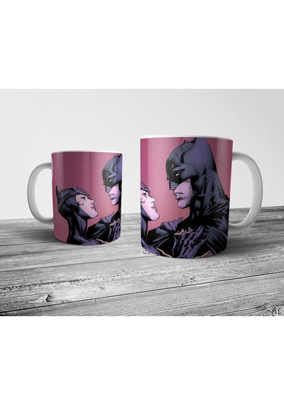 Pixxa Batman Catwoman Kupa Bardak Model 3