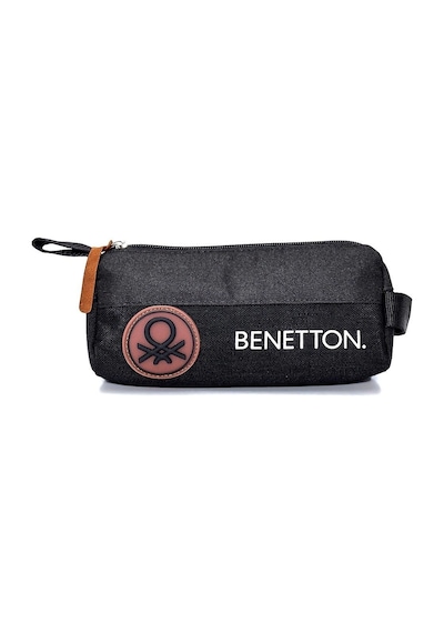 United Colors Of Benetton Retro Erkek Çocuk Oval Kalemlik - Siyah Siyah
